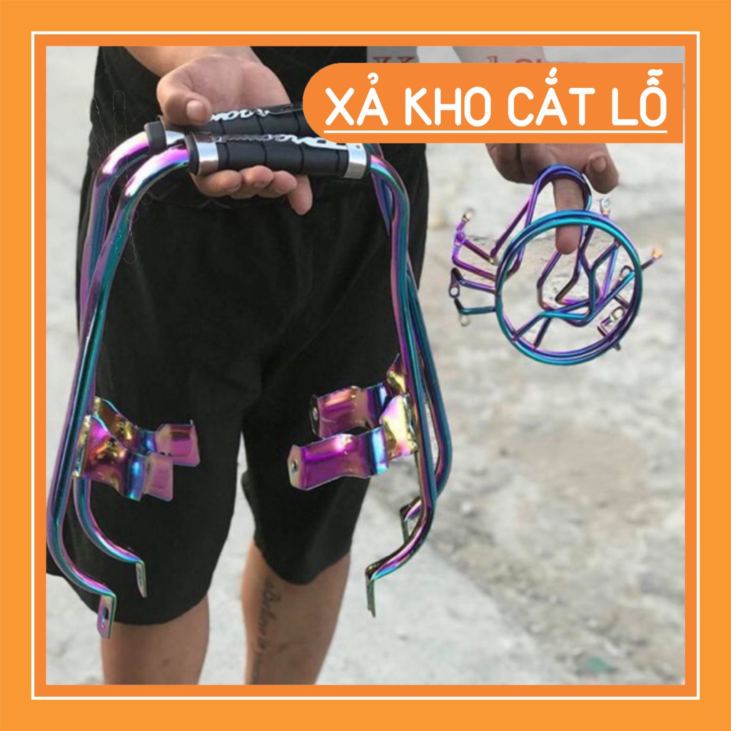 Hàng Đẹp ( Giá Combo 2 Món ) Tay Sách Sau + Ốp Máy 7 Màu Cho Dream ll Chất