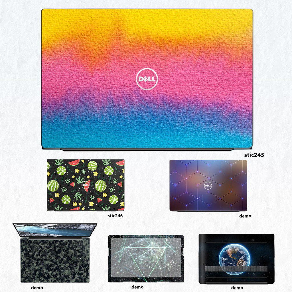 Skin dán Laptop Dell in hình Hoa văn sticker _nhiều mẫu 40 (inbox mã máy cho Shop)