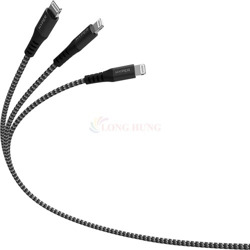 Cáp USB Type-C to Lightning HyperDrive MFI Lanyard 1m HD-CLM303 - Hàng chính hãng