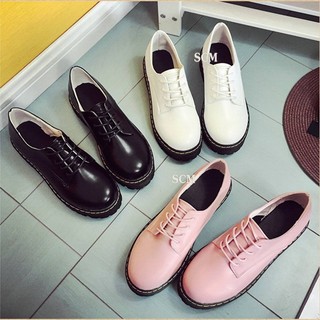 SALE-Giày Oxford trơn đế Dr