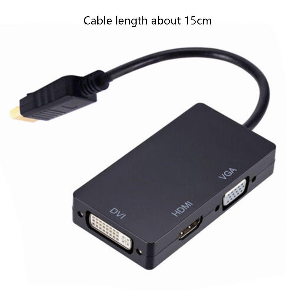 MYRONGVN Cáp ChuyểN ĐổI DP Sang HDMI / DVI / VGA 1080P