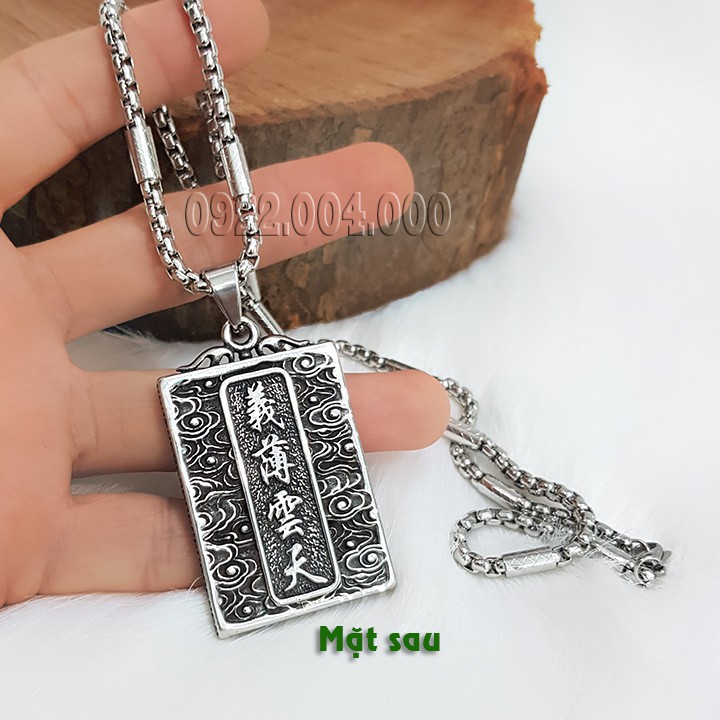 Dây chuyền gắn mặt tượng quang công MZ1013.
