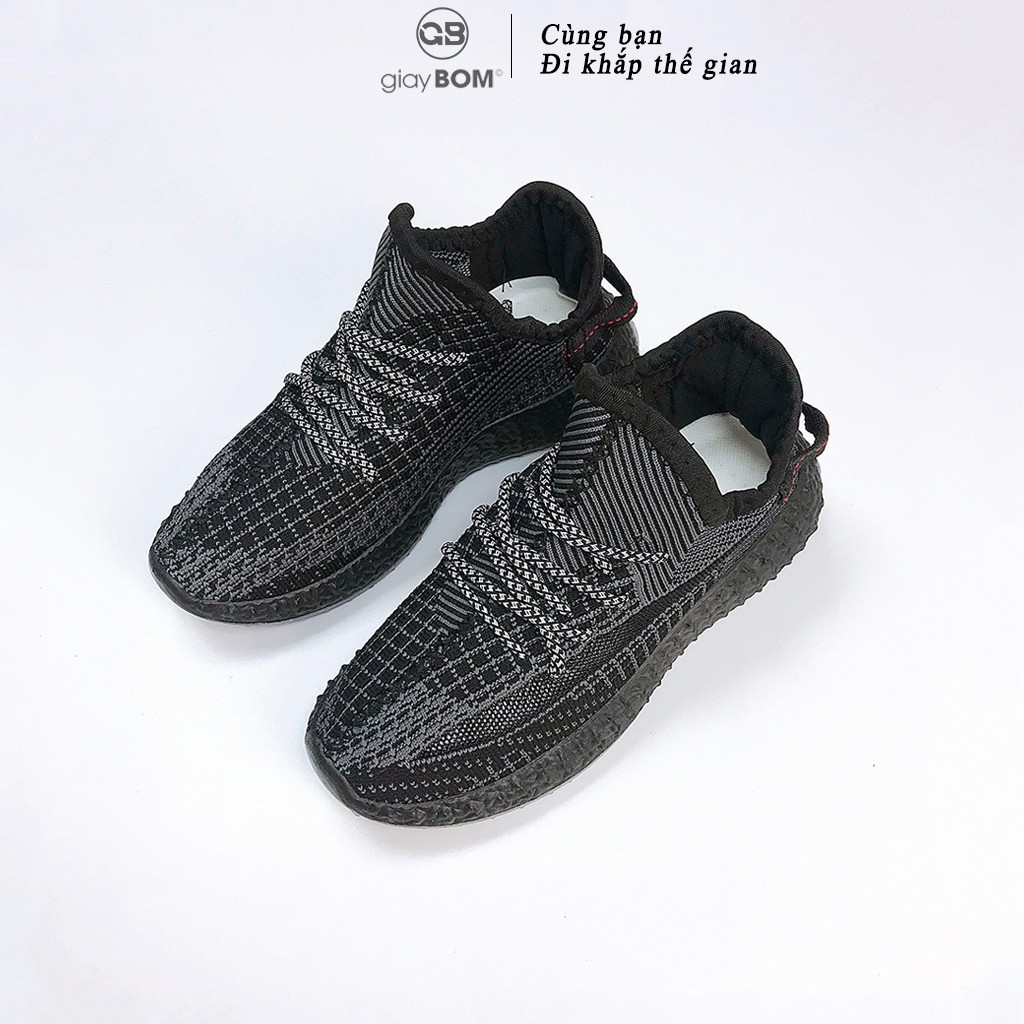 Giày thể thao nữ giayBOM đế cao 3 cm đổi màu ngoài nắng B786