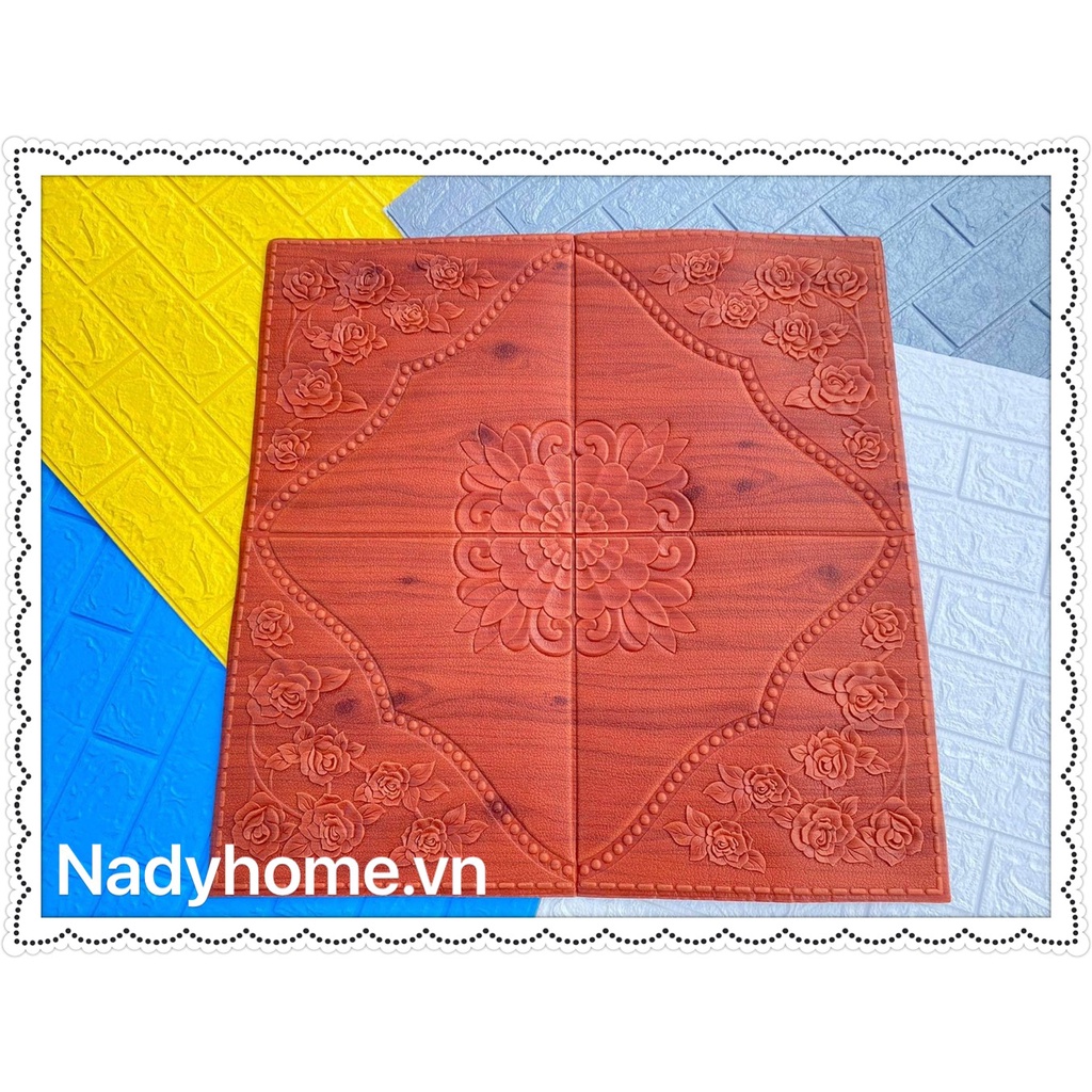 Xốp Dán Tường 3D cao Cấp Hoa Văn Bê Tông Nhám. Dày nhất thị trường.