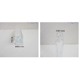 10ml chai rỗng chiết nước hoa vuông dài 12cm