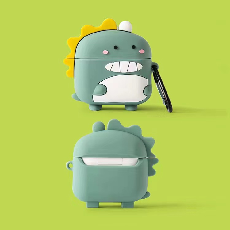 JBL W200 TWS Case Cartoon Creative Switch Dinosaur Silicone Soft Shell Cover JBL Wave200 TWS Shockproof Shell Cover Cute Shiba Inu Faceless Male JBL W200 Bluetooth Headphone Case Cover