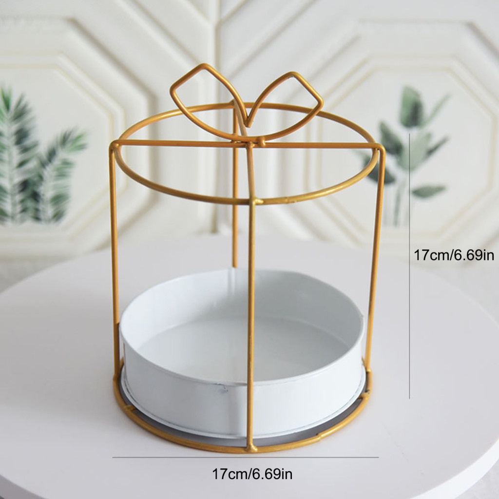 Giá Đỡ Chậu Hoa / Cây Cảnh Bằng Kim Loại Nhỏ Gọn Tiện Lợi Dành Cho Trang