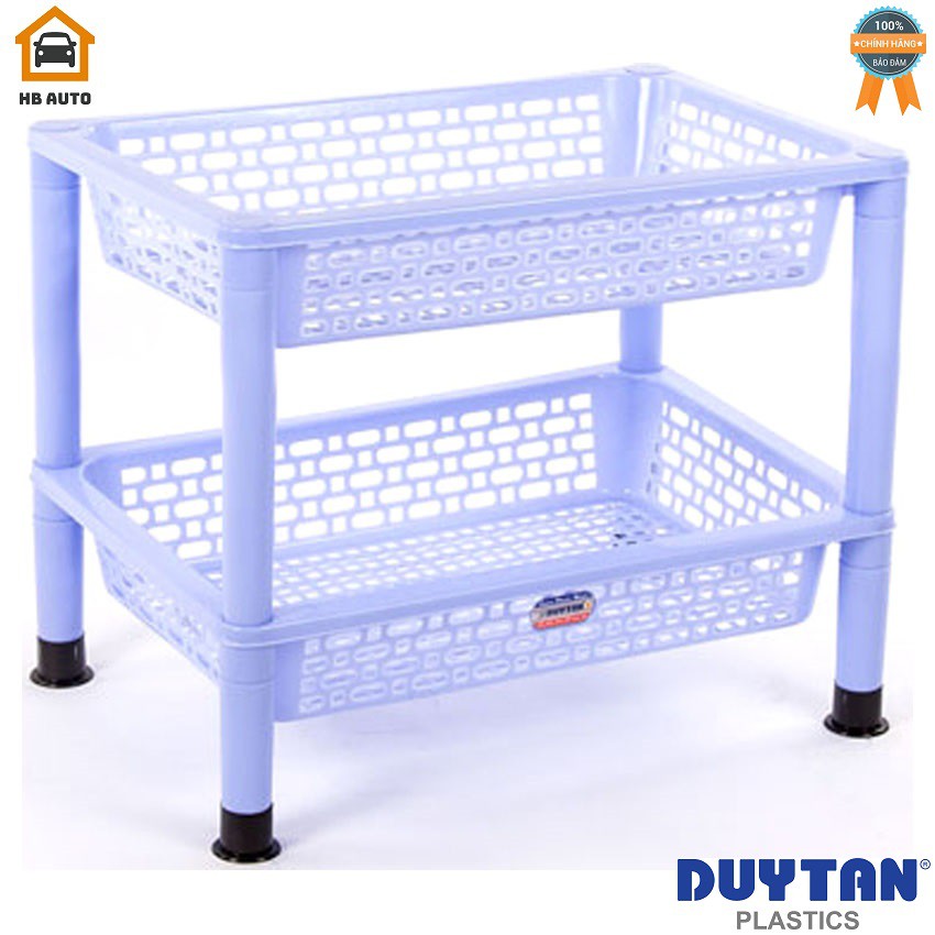 Kệ Nhựa Để Sách Báo Lỡ 2 Ngăn 45 x 31 x 36.5 cm | BigBuy360 - bigbuy360.vn