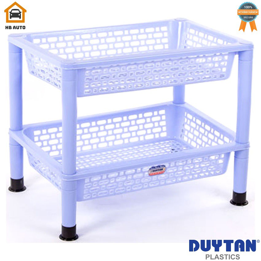 Kệ Nhựa Để Sách Báo Lỡ 2 Ngăn 45 x 31 x 36.5 cm