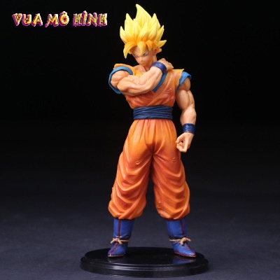 Mô hình Dragon Ball - Mô hình Songoku và Vegeta trạng thái siêu xayda cấp 1 cao 20cm full BOX