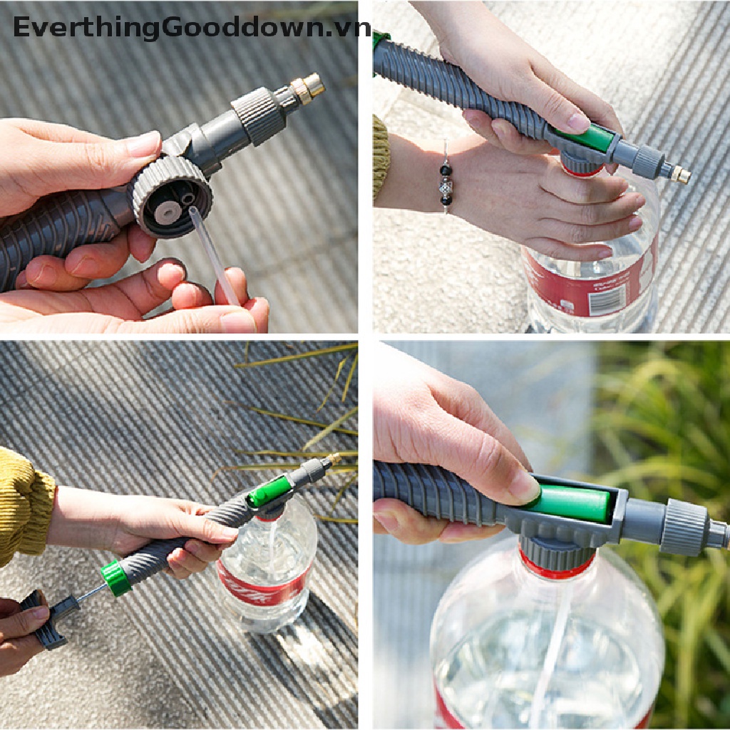 Đầu Vòi Xịt Nước Áp Suất Cao Thông Dụng Có Thể Điều Chỉnh Cho Sân Vườn
