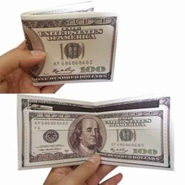 Bóp, Ví Đựng Tiền Hình Đôla  phong cách thanh lịch, trẻ trung