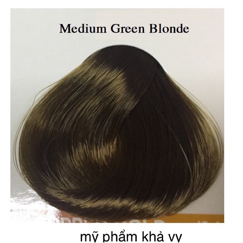 Thuốc Nhuộm Tóc Nâu Rêu Tại Nhà Đơn Giản Không Cần Tẩy 7/99 Medium Green Blonde