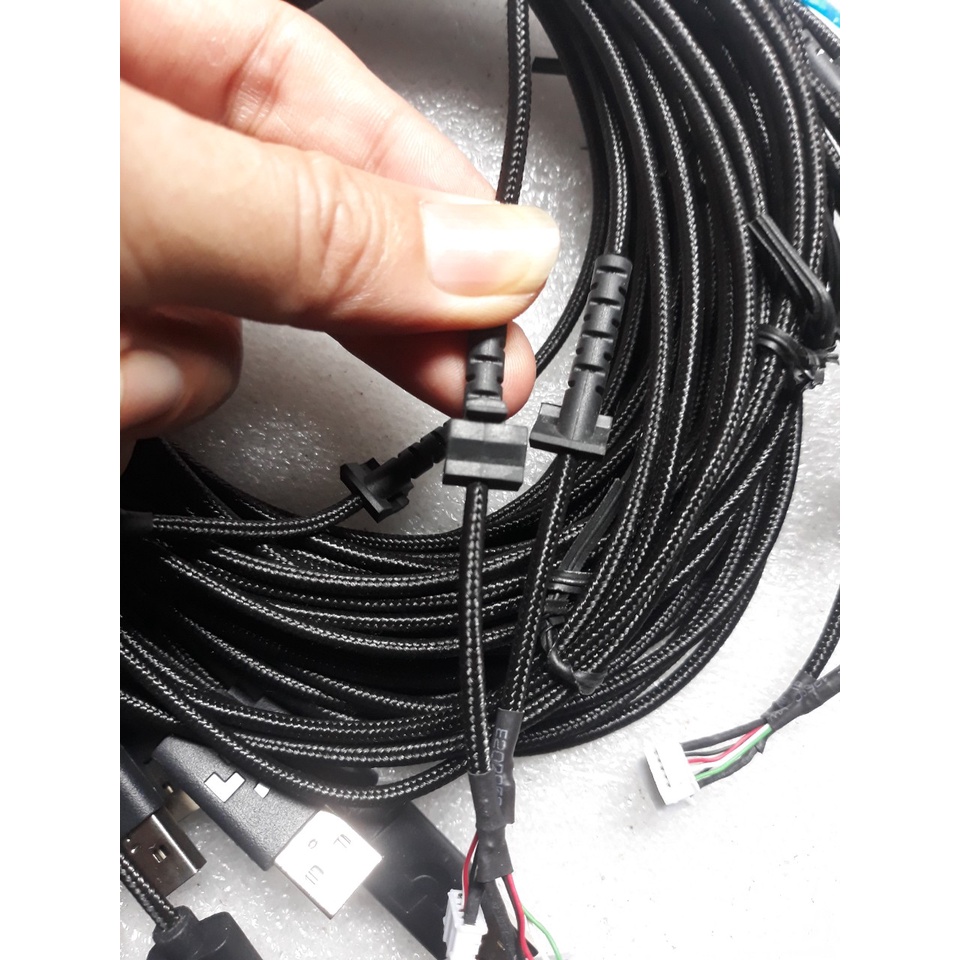 Dây cáp usb chuột Logitech G502 -502 hero dây zin new bọc dù