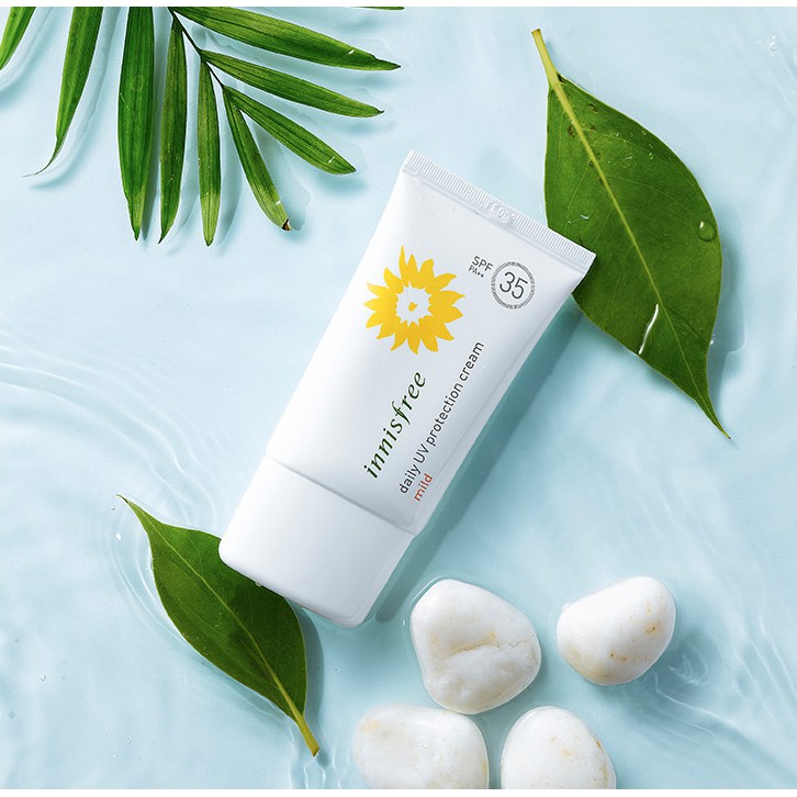 [Auth][Có bill] Kem chống nắng Innisfree Triple care SPF50 - PA+++ Daily Mild, Nosebum, Long Lasting, Triple Shield