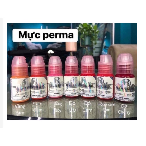 Mực Perma Blend hữu cơ chuẩn chính hãng full màu