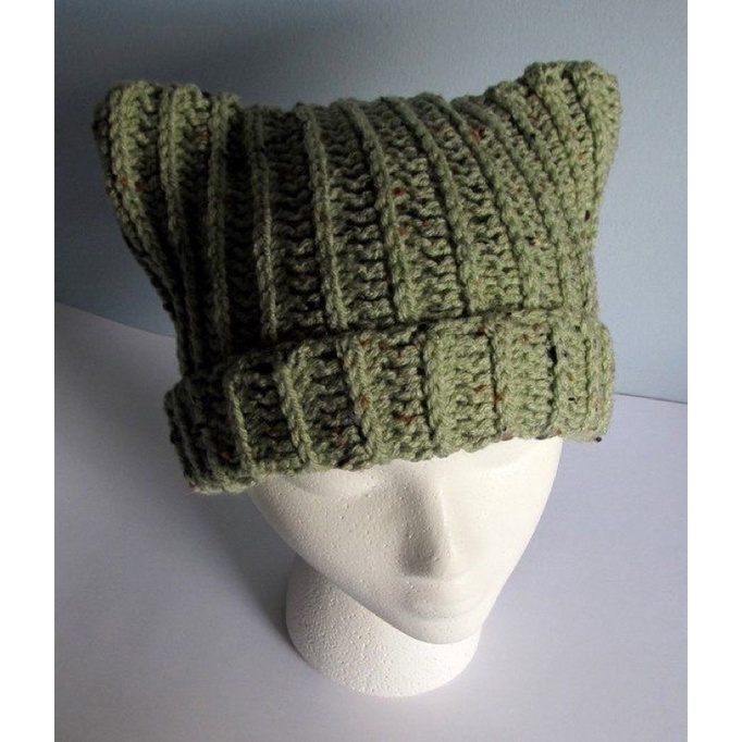Mũ tai mèo crochet handmade