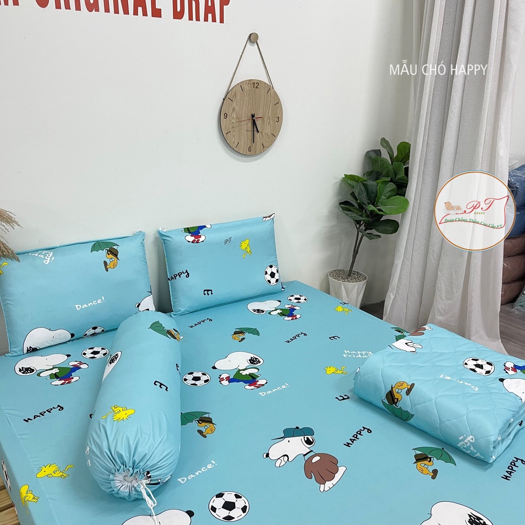 Ga thun lụa organic cao cấp chống thấm PT - nằm trực tiếp không nóng không bí bé tè lau là sạch