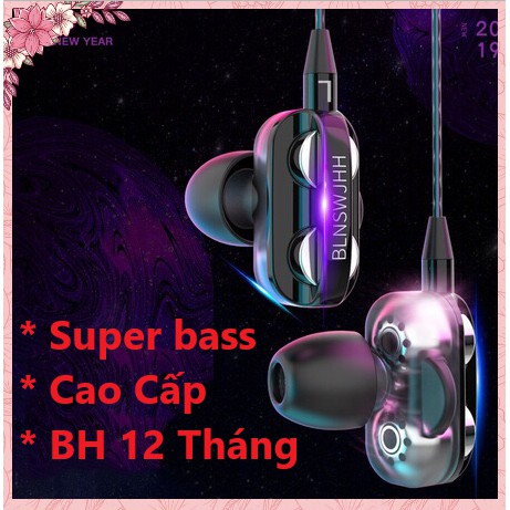 Tai Nghe Chống Ồn Cao Cấp WJHH Super Bass 2019 Loa kép