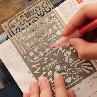Khung icon kim loại cho planner, bujo