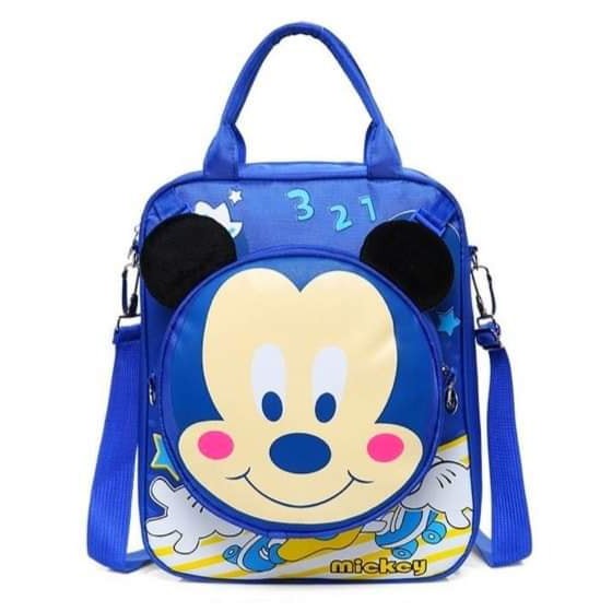 Balo Mickey 2 trong 1 - Đeo được nhiều kiểu khác nhau - Tím