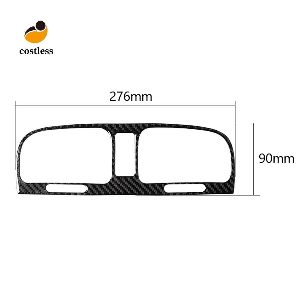 Miếng Dán Sợi Carbon Trang Trí Lỗ Thông Gió Xe Hơi VW Golf 6 R MK6 08-12