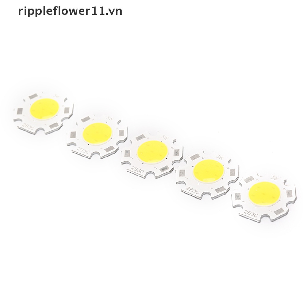 Set 5 Chip Đèn LED COB 3W DC9-10  / / /) Dành Cho Ô Tô