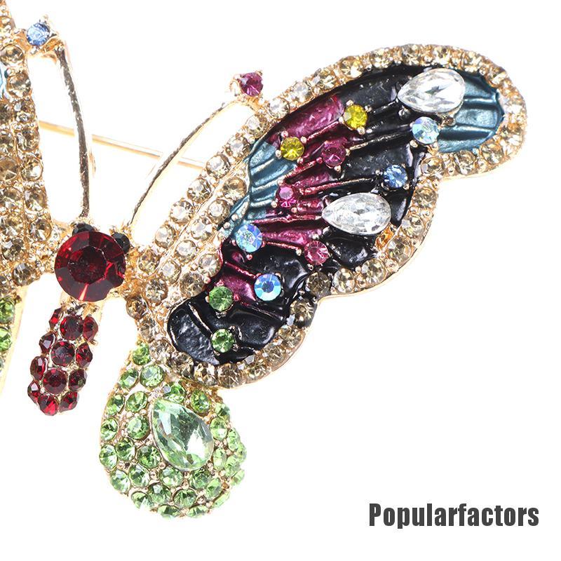 Ghim Cài Áo Hình Bướm Sang Trọng