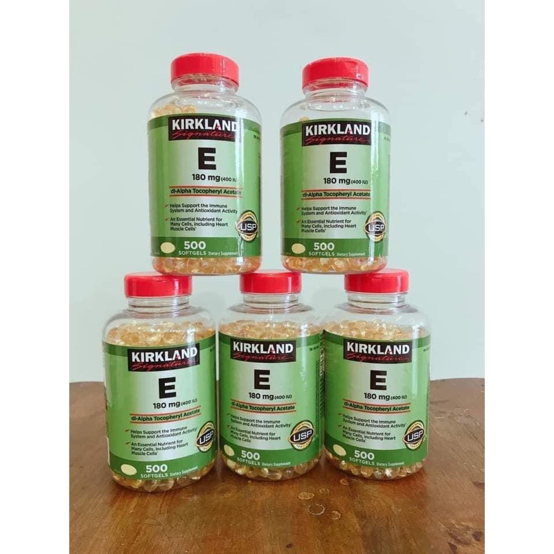 [BILL COSTCO ĐẦY ĐỦ] Viên uống Vitamin E Kirkland hỗ trợ làm đẹp da | Thế Giới Skin Care