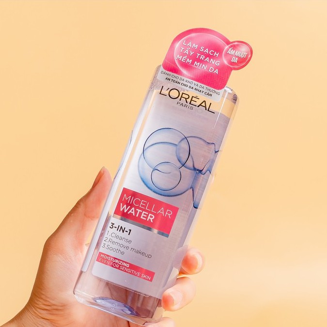 Nước tẩy trang Loreal Micellar Water làm sạch da 400ml