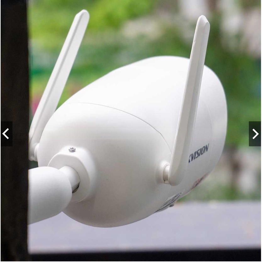 Camera wifi ngoài trời 2MP có mic, HIKVISION DS-2CV1021G1-IDW 1021G1, tách từ KIT, kèm nguồn  KHÔNG CÓ VỎ