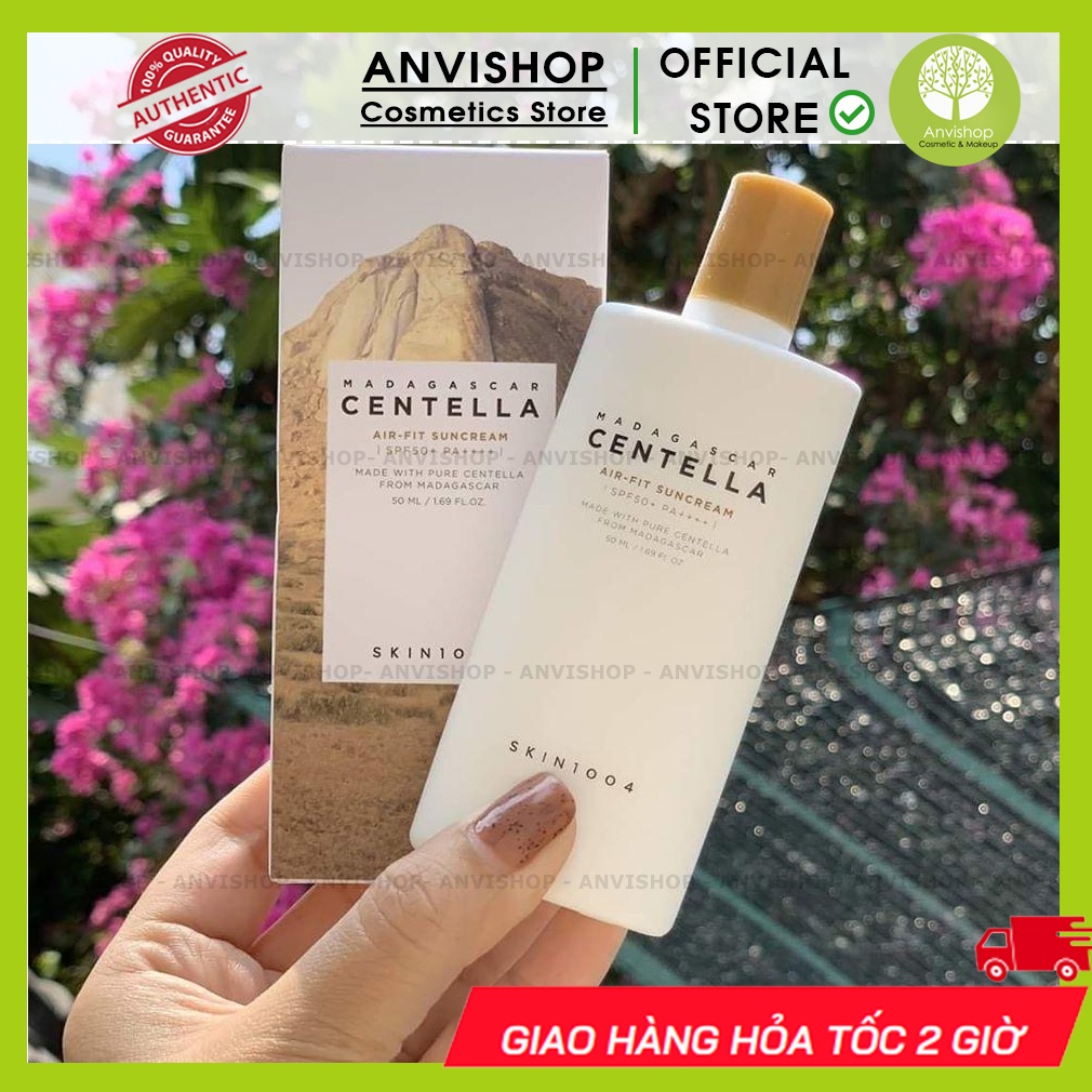 Kem chống nắng rau má Skin1004 Madagascar centella air fit suncream SPF50+PA++++