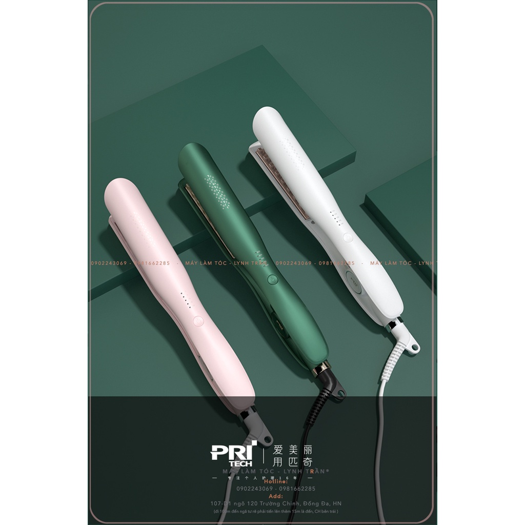 Máy dập phồng tóc chân vuông ion Pritech®