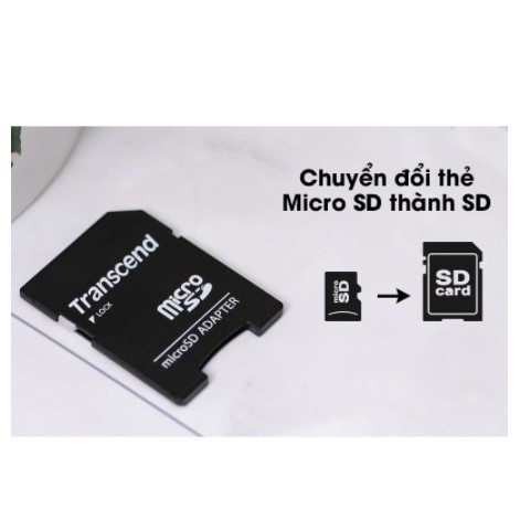 Adapter chuyển đổi thẻ nhớ Micro SD sang thẻ SD (có thể gọi là áo thẻ)