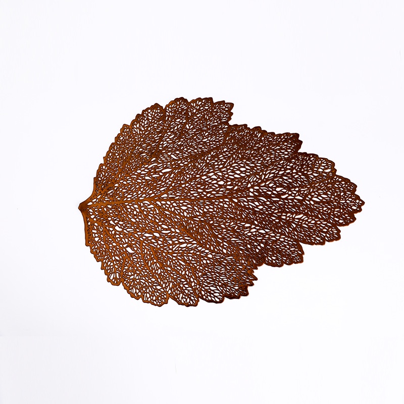 Tấm Lót Cách Nhiệt PVC, Miếng Lót Bàn Ăn Hình Chiếc Lá, Thảm Trải Bàn Ăn Gia Đình, Nhà Hàng  - Maydecor