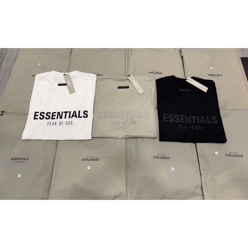 - Áo thun Essentials ss21 - 03 màu - Full tag bọc - Bao check hàng
