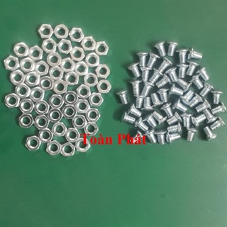 Combo( 20, 30, 40, 50, 60, 70, 80, 90) Ốc lắp kệ sắt v lỗ