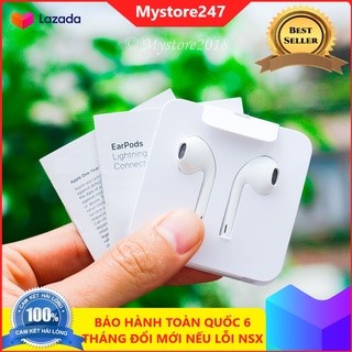 (Hàng Zin) Tai nghe chân 3.5mm( tròn) và chân Lightning (Chân dẹt) chính hãng cho các loại điện thoại ip