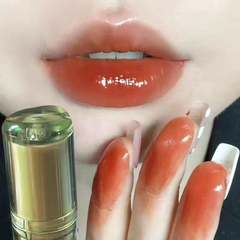 Son Bóng OULESONG Chống Thấm Nước Lâu Trôi Thiết Kế Vỏ Hình Ly Trà Độc Đáo