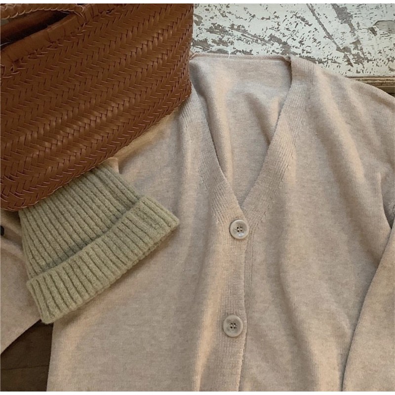 Áo cardigan len