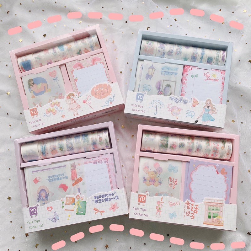 Combo Giấy Nhớ, Stiker, Băng dính hình dễ thương | Shopee Việt Nam