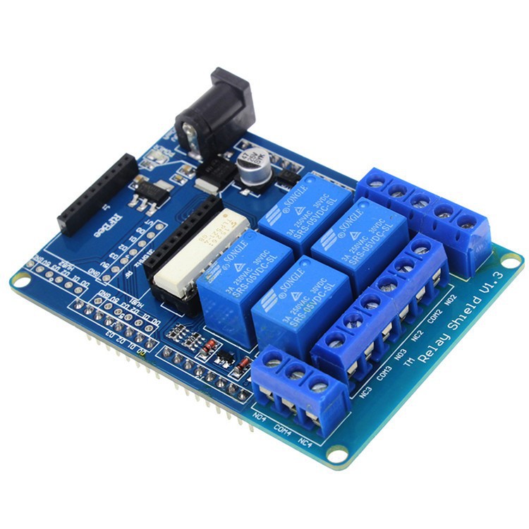 Arduino Relay Shield (4 Relay) + đế module Xbee-TH341