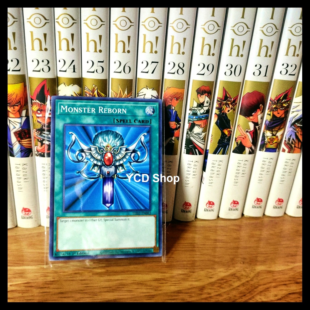 Thẻ bài yugioh chính hãng Monster Reborn Phục sinh -Common