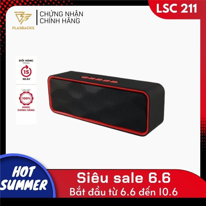 Loa Bluetooth SC211 Nghe Nhạc Mini Nhỏ Gọn Kết Nối Không Dây Đa Năng Dùng Được Usb Thẻ Nhớ - LSC