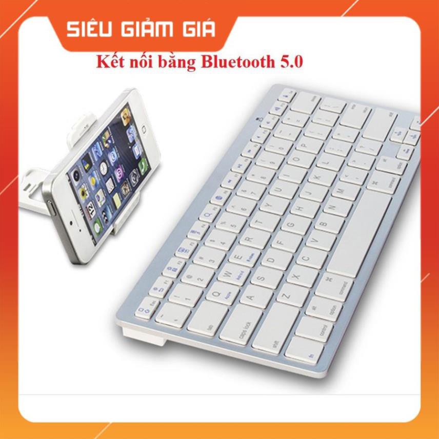 Bàn phím không dây Bluetooth cao cấp siêu mỏng siêu nhẹ cho Android / IPad / IPhone