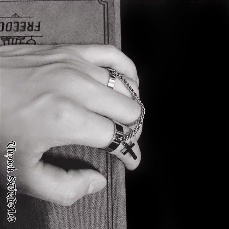 Nhẫn Bạc Hình Thánh Giá Thời Trang Cho Nữ