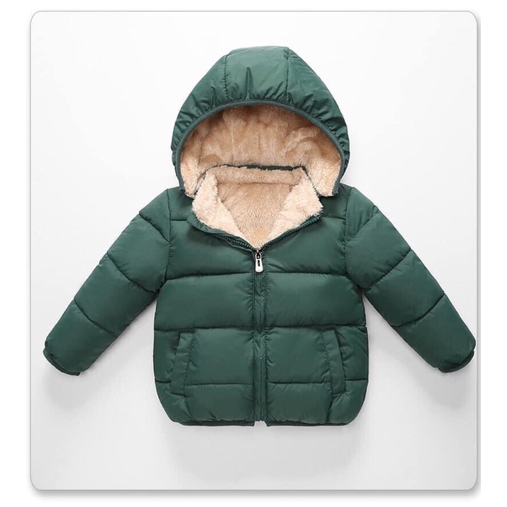 Áo phao lót lông cho bé