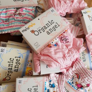 10 quần chip organic bé gái size 26-30kg
