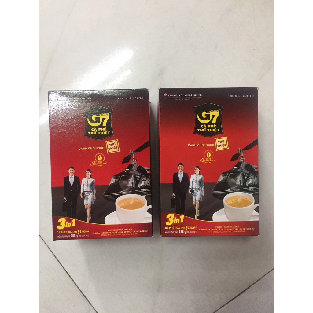 (Có tem xác thực ) Cà phê hoà tan G7 3 in 1 hộp 18 gói - Trung Nguyên | BigBuy360 - bigbuy360.vn