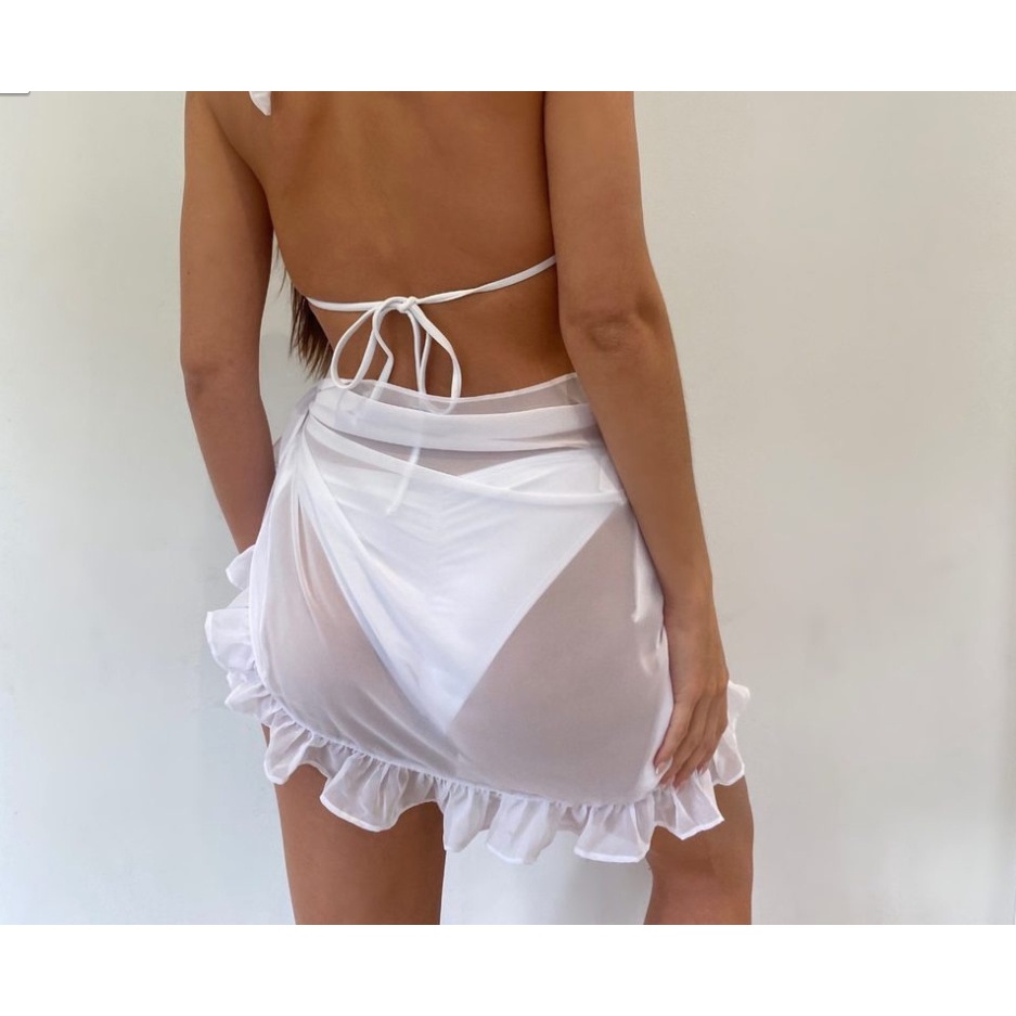 Khăn voan quấn bikini nhiều màu siêu hot bèo nhún siêu gợi cảm